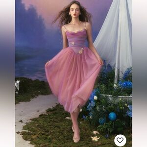 “Le Bassin Aux Nympheas” Dress